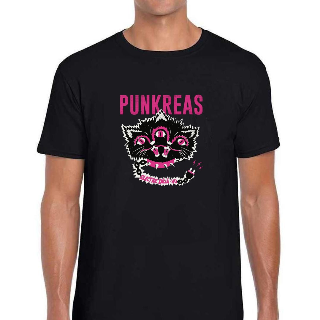 Tshirt Electric Déjà-Vu Gatto (Nera)